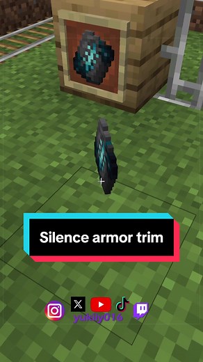 This is How To Duplicate the Silence Armor Trim Smithing Template In Minecraft Survival #Minecraft #yukiiy016 #minecraftsurvival #minecraftguide #minecrafttutorial
