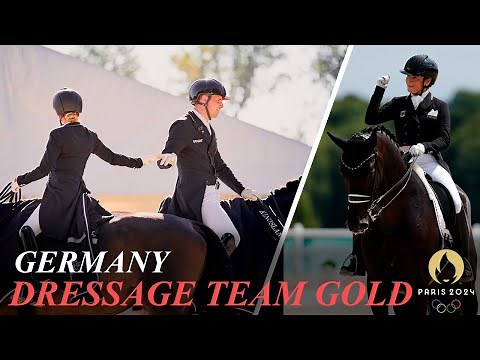 Equestrian: Germany Win Dressage Team Gold! - Isabell Werth 13th Total Olympic Medal
