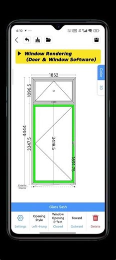 Window Rendering (Door & Window Software)#drending #FreeDoorWindow#renderingsoftware #rendering