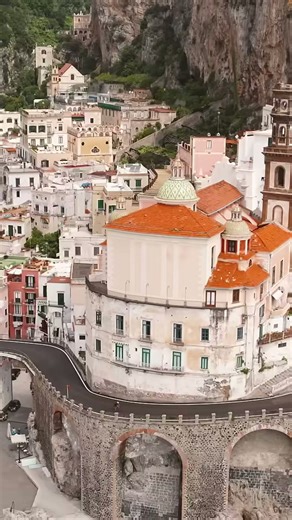 Amalfi Coast, Italy | Stone slopes meeting an open horizon