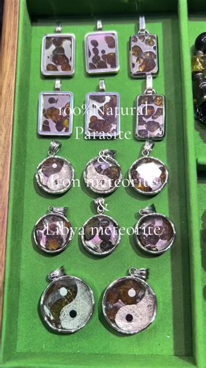 100% Natural Palasite & Iron Meteorite & Libya Meteorite Jewelry Update✨☄️✨☄️✨☄️ Pendant | Bracelet | Ring | Earring✨💍✨💍✨💍 If you like jewelry please follow me🥰🥰🥰I’ll update so many pretty silver jewelry every day💜💙💚💛Thank you follow😘😘😘Have a nice day dear🥳🥳🥳#crystal #crystaljewelry #crystaljewelryshop #palasite #ironmeteorite #meteorite #meteoritejewelry #meteoritering #meteoritependant #meteoritebracelet #crystalbracelet #crystalring #crystalpendant #fyp #jewelry #jewelrytiktok
