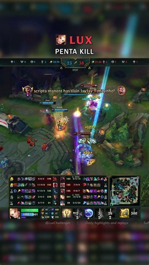 Lux PENTA KILL | BR Master Patch 26.13 #shorts