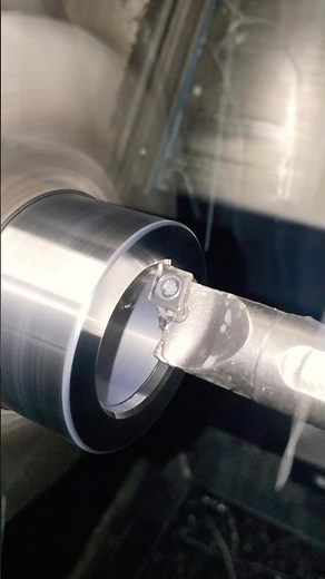 ccmt boring bar | id cutting by cnc machine #cnc #cncmachine #machine