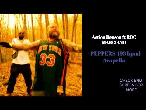 Action Bronson - PEPPERS ft. Roc Marciano (93 bpm) Acapella