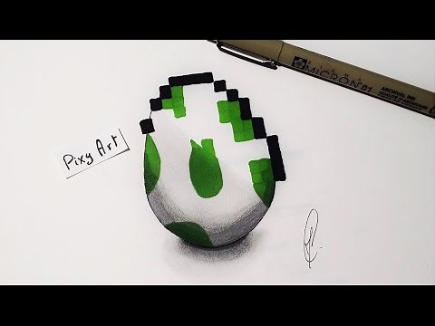 Yoshi Egg Fantasy Drawing - Step by Step (Easy)