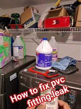 Oatey pvc fitting leak fix #pvc #plumbing #waterleak #diy