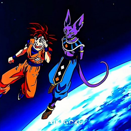 Goku and Beerus is one of the most iconic moments