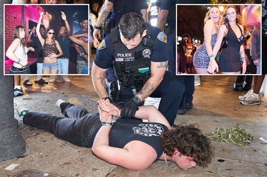 Florida spring breaker hauled to the ground and cuffed — as authorities crack down on underage partying