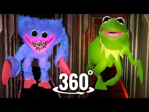 Poppy Playtime But with Kermit The Frog Mod Chapter 2 | 360 VR Video