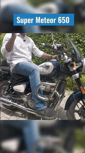 2026 Super Meteor 650 Comfort & Build Quality 🏍️ #royalenfield #meteor350 #supermeteor650