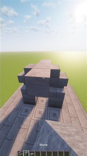 Build a T-Rex in 60 Seconds! 🦖 #MinecraftDino #BuildHack