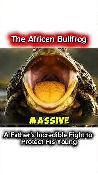 Nature's Toughest Frog? African Bullfrog Survival Explained! 🌧️🐸