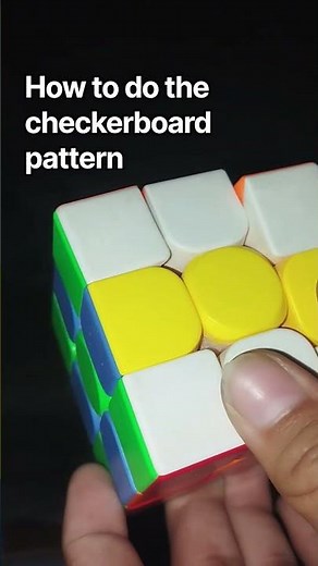 how to do the checkerboard pattern