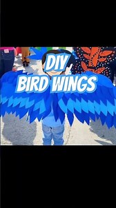 How to make your own bird costume 🐦 #shorts #arts