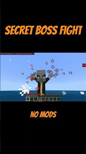 Secret Mob Boss Fight in Minecraft! #minecraft #commandblock #tutorial #bedrockguide