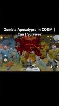 Zombie Apocalypse in CODM | Can I Survive?😱#codm #callofduty #codmzombies #cod #codzombies #gaming