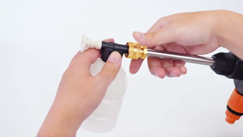 Cordless Pressure Washer, 6-in-1 Nozzle Portable Battery Powered Pressure Washer Handheld with 2 Battery Powered, 18bar Portable High Pressure Cordless Power Washer for Car/Floor/Patio Cleaning(black)