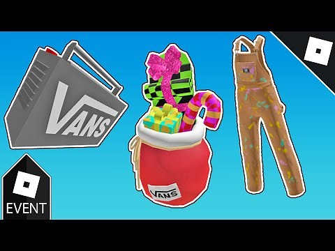 [EVENT] How to get the VANS BOOMBOX, HOLIDAY GIFTS, & ARTIST OVERALLS in VANS WORLD | Roblox