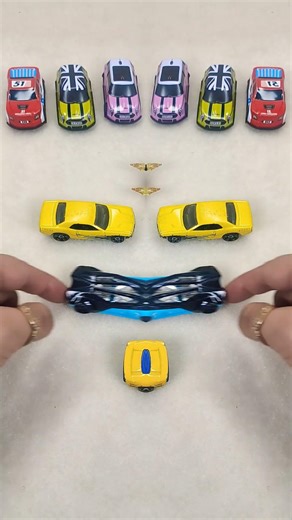 Colorful Toy Cars Fun 🚗🌈 Mini Satisfying ASMR