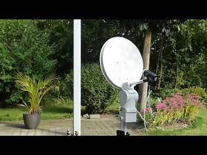 DIY automatic satellite dish 3D printed ,Arduino controled.
