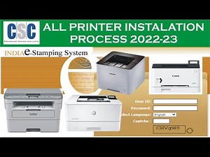 E stemp K Liye Printer installation 🔥🔥🔥