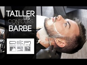 Tailler les contours barbe / Chez le BARBIER / Défi pour homme