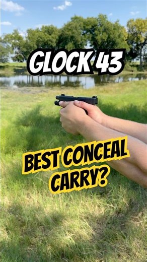 Is the Glock 43 still your favorite CC? #edc #hunting #shooting #airsoft #outdoors #viral #wild