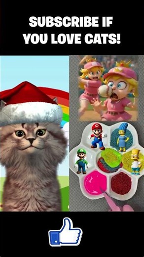 🎨🍄🍩 What color will appear by combining the Mario characters and the Simpsons characters 😱🏆✨🌈