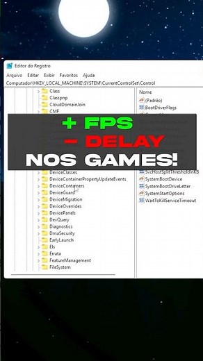 Regedit for more FPS in games and optimize your PC with less input lag! #boostfps #windows