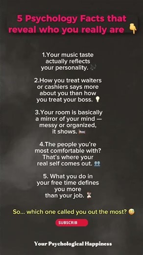 ❌ DO NoT SKIP …..5 Psychology Facts to REVEAL who you are…. #deepfacts #ytshorts #psycholgyfacts