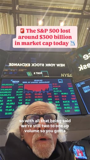 Peter Tuchman on Instagram: "MARKET RECAP 📉 What a day, the S&P 500 lost around $300 billion in market cap, but fought back from the lows of the day 🥊 What the heck is going on?!? Let’s talk about it 🗣️ Want my full market recap? Comment PODCAST and I’ll send you the link 🎉"