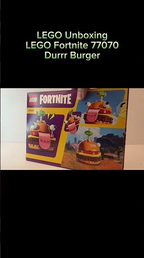 LEGO Unboxing: Durrr Burger (LEGO Fortnite 77070)