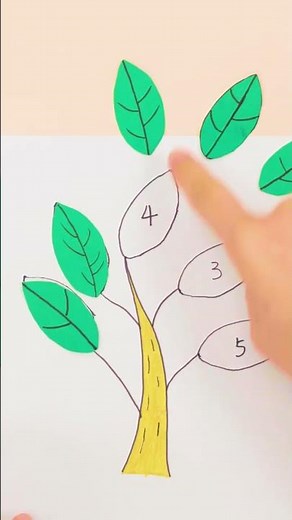 DIY Leaves | Fun Math Learning with Leaves | Count How Many are there?