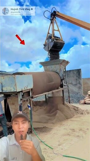 Homemade sand sifting machine surprises everyone #videoviral #shortsviral