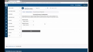 Currency and Country Settings