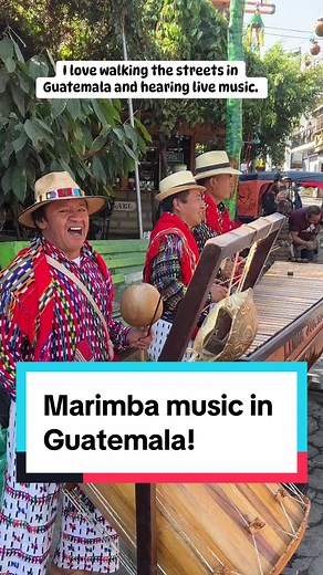 Music is an important part of the culture in Guatemala. I think marimba music is beautiful and I love listening to it while exploring all over the country. I've also heard other types of live music in Guatemala such as guitar players in Mercado central in Guatemala City and garífuna music in Livingston and Puerto Barrios. Garífuna music is so unique and beautiful as well and I highly recommend a visit to the department of Izabal to hear this style of music! Have you heard live music in Guatemala