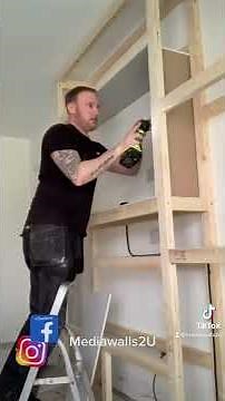 Step by step guide to building a media wall