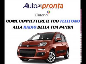 How to connect the phone to the Fiat Panda car stereo