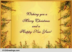 Classic Christmas Greeting!