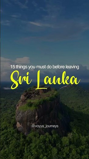 15 Best Things To Do in Sri Lanka | Ultimate Travel Guide & Bucket List
