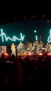 Coldplay surprise fans with an exclusive live performance of WE PRAY with @littlesimz @burnaboygram @elyanna @tinistoessel @coldplay #coldplay #wepray #musicofthespheresworldtour #coldplaydublin | Cool FM
