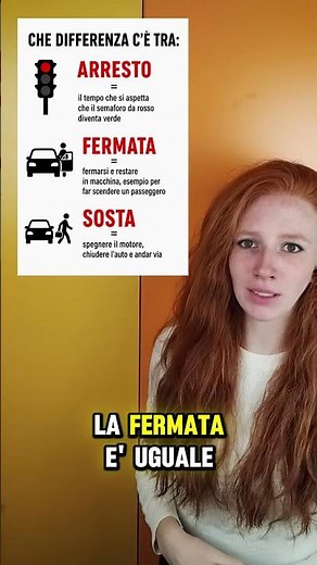 Che differenza c’è tra Arresto, Fermata e Sosta? 🚗 #scuolaguida #automobile #perte