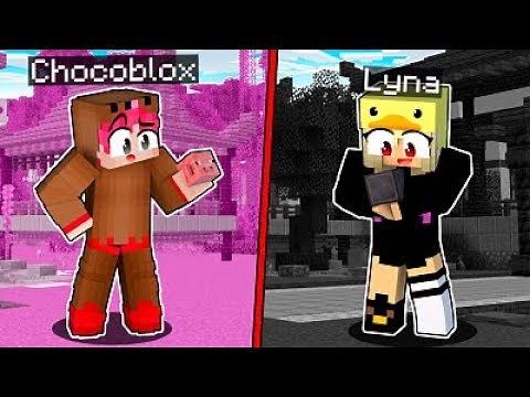 ONE-COLOR HOUSE! MINECRAFT CHALLENGE WITH LYNA