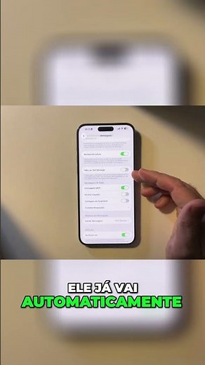 Ative SMS! Como configurar mensagens no seu iPhone de forma fácil! #shorts