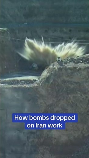 How bombs dropped on Iran work