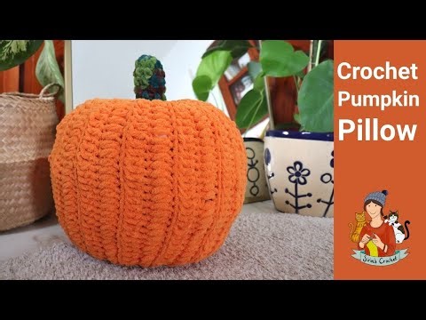 Crochet Pumpkin Pillow For Beginners