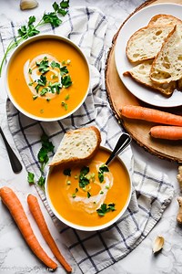 Carrot Ginger Soup (Instant Pot & Stove Top)