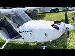 No Pilot license required to fly this aircraft. Merlin aircraft on display at eaa Oshkosh airshow