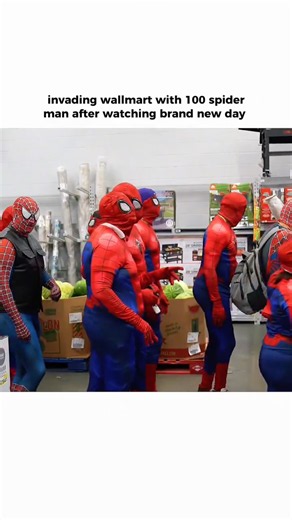 Spider Gang attack on Walmart 😭🤞 #goliwalmart #memes #shorts