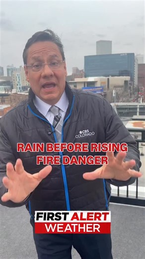 Rain into the night in many areas before the next big change. First Alert Meteorologist Dave Aguilera is watching for rising fire danger this weekend. Stick with CHS Colorado for the latest forecast. #cbsnewscolorado #firstalertweather | CBS Colorado